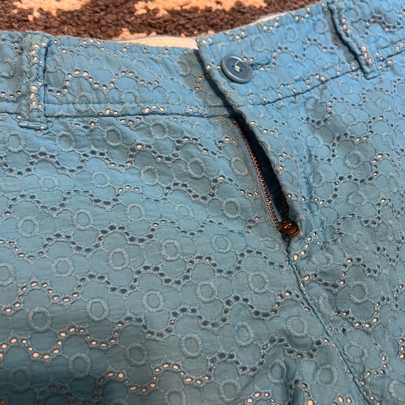 Lilly Pulitzer Walsh short size 10 blue lace - Picture 2 of 6